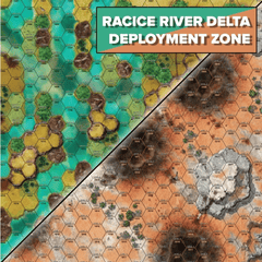 Battletech - Battle Mat - Tukkayid Racice River Delta/Landing Zone (ETA: 2025 Q1)